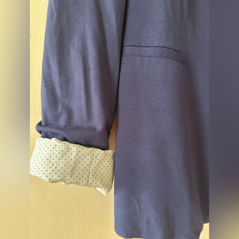 Zara Basic Navy Blazer - image 3
